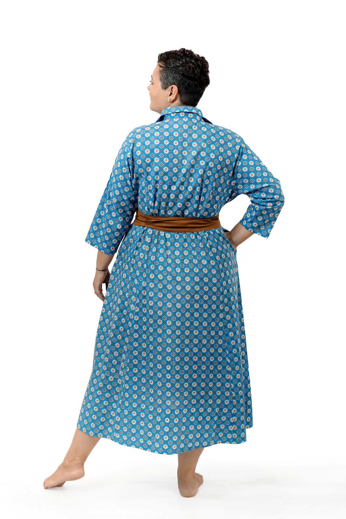 Vestido Blue Bloom
